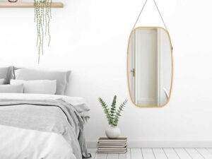 Pakabinamas veidrodis su dirželiu „Absolu Chic“