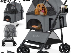 2in1 vežimėlis augintiniams „LovePet“