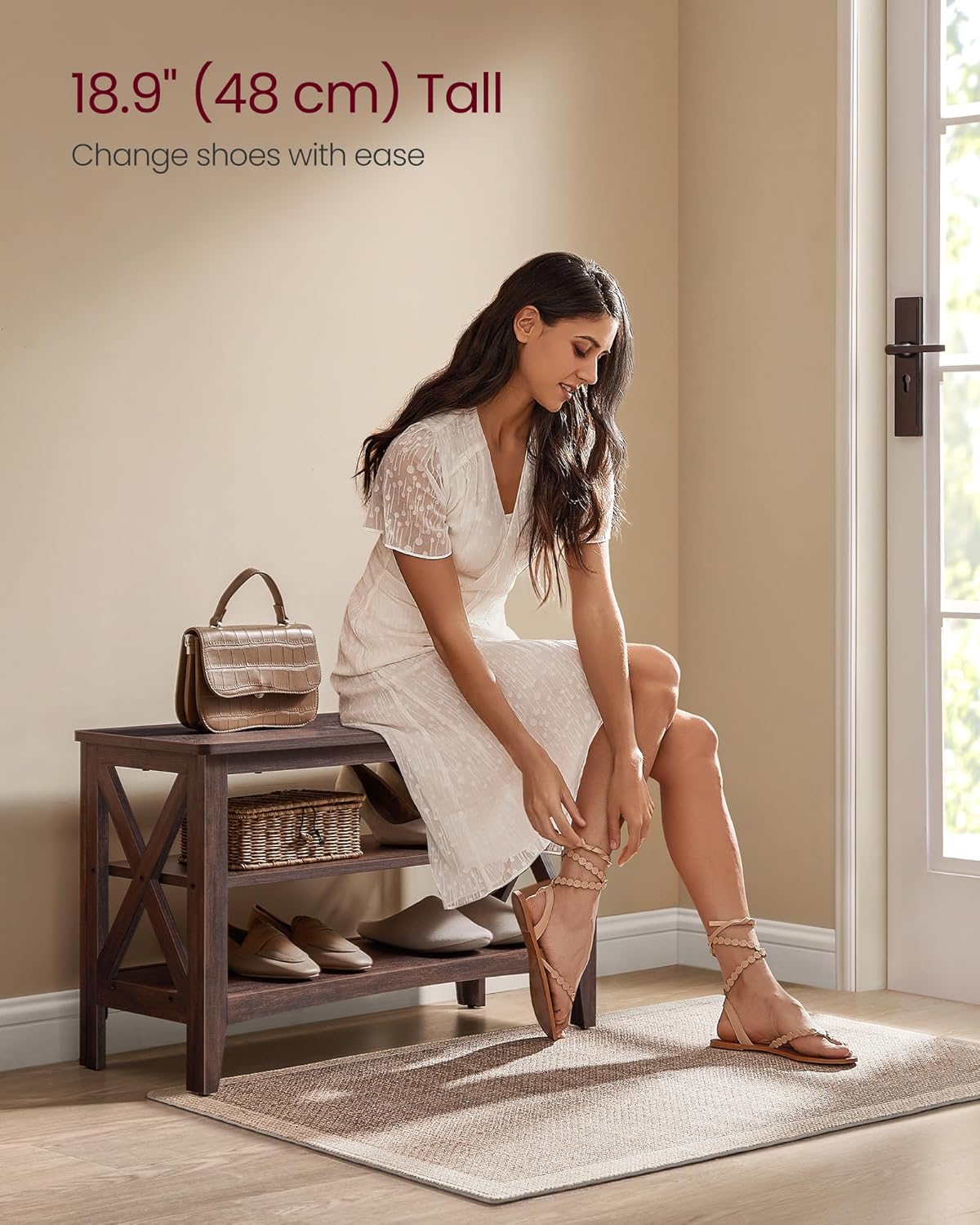 Universalus suoliukas - lentyna „Maroon“ - Image 3