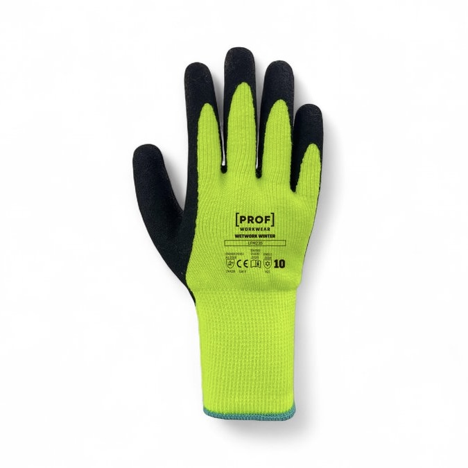 PROF žieminės darbo pirštinės „Polar Latex“ - Image 4