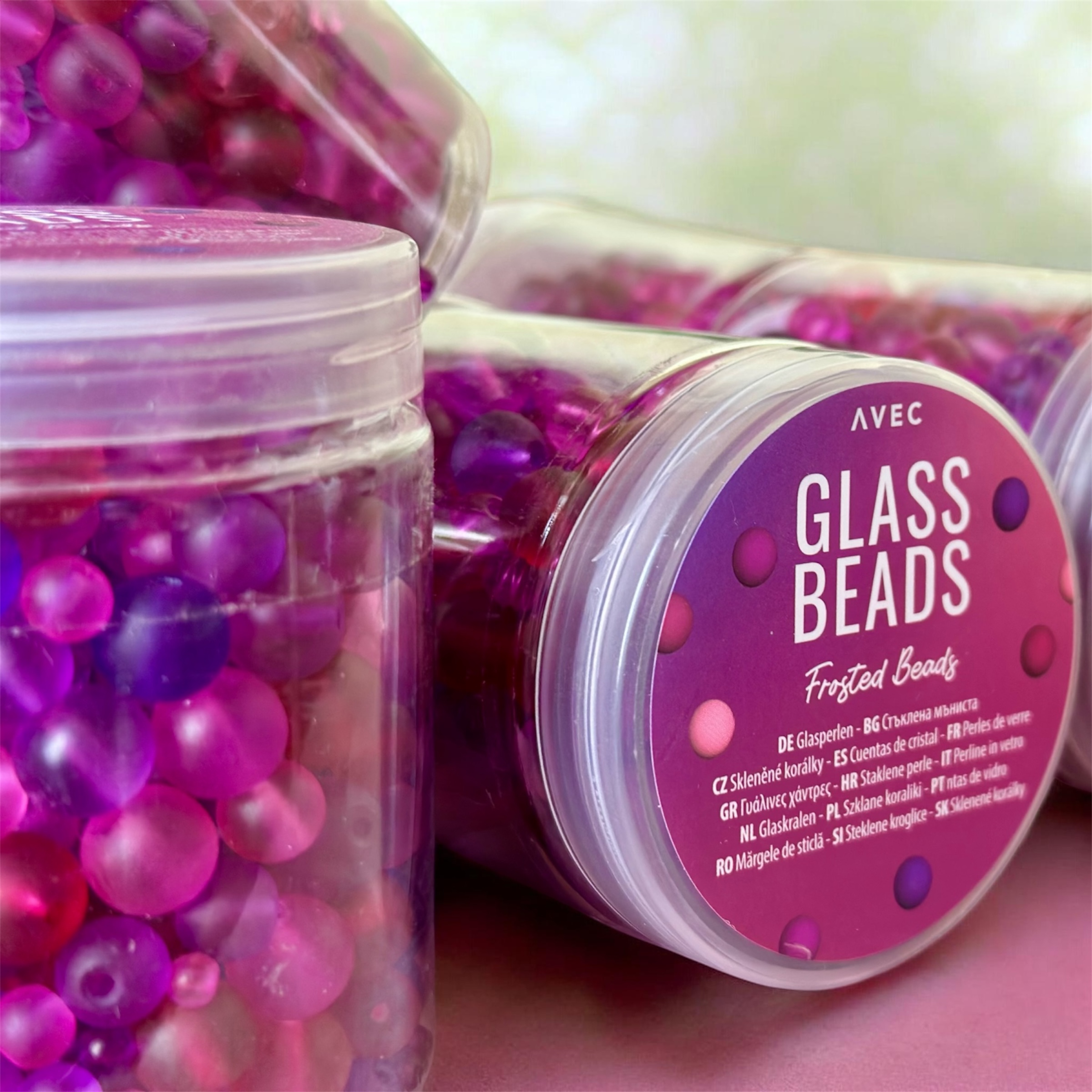 Stikliniai karoliukai „Avec“ - Image 2