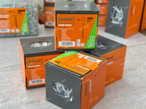 PROF cinkuoti medvaržčiai ø6x40mm