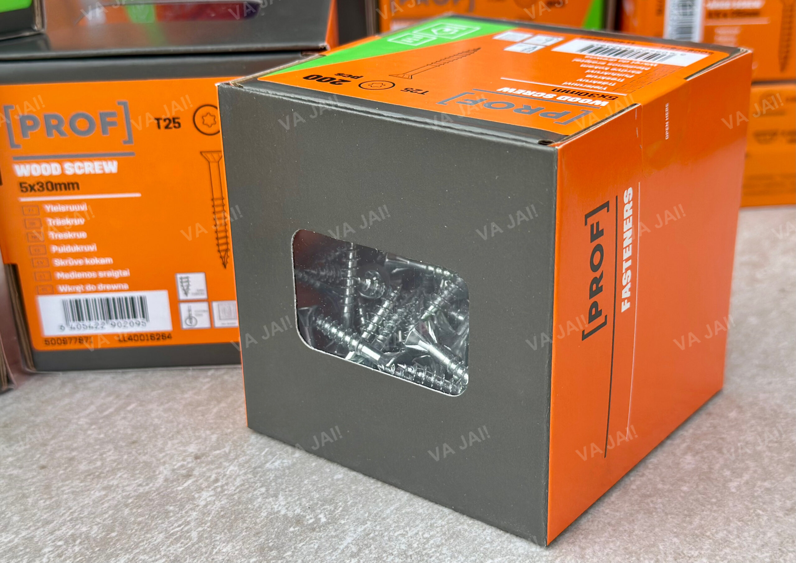 PROF cinkuoti medvaržčiai ø5x30mm - Image 3