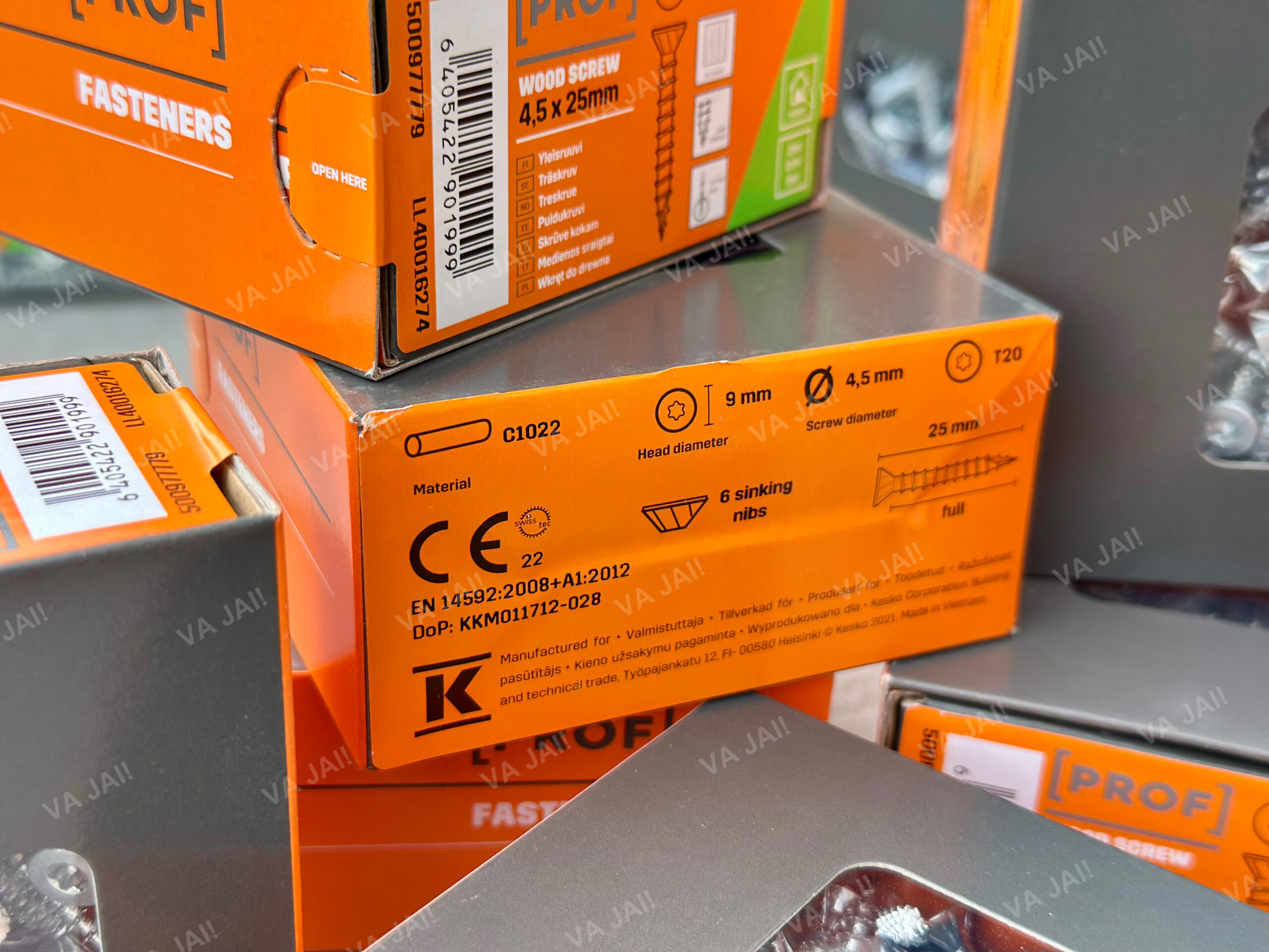 PROF cinkuoti medvaržčiai ø4,5x25mm - Image 3