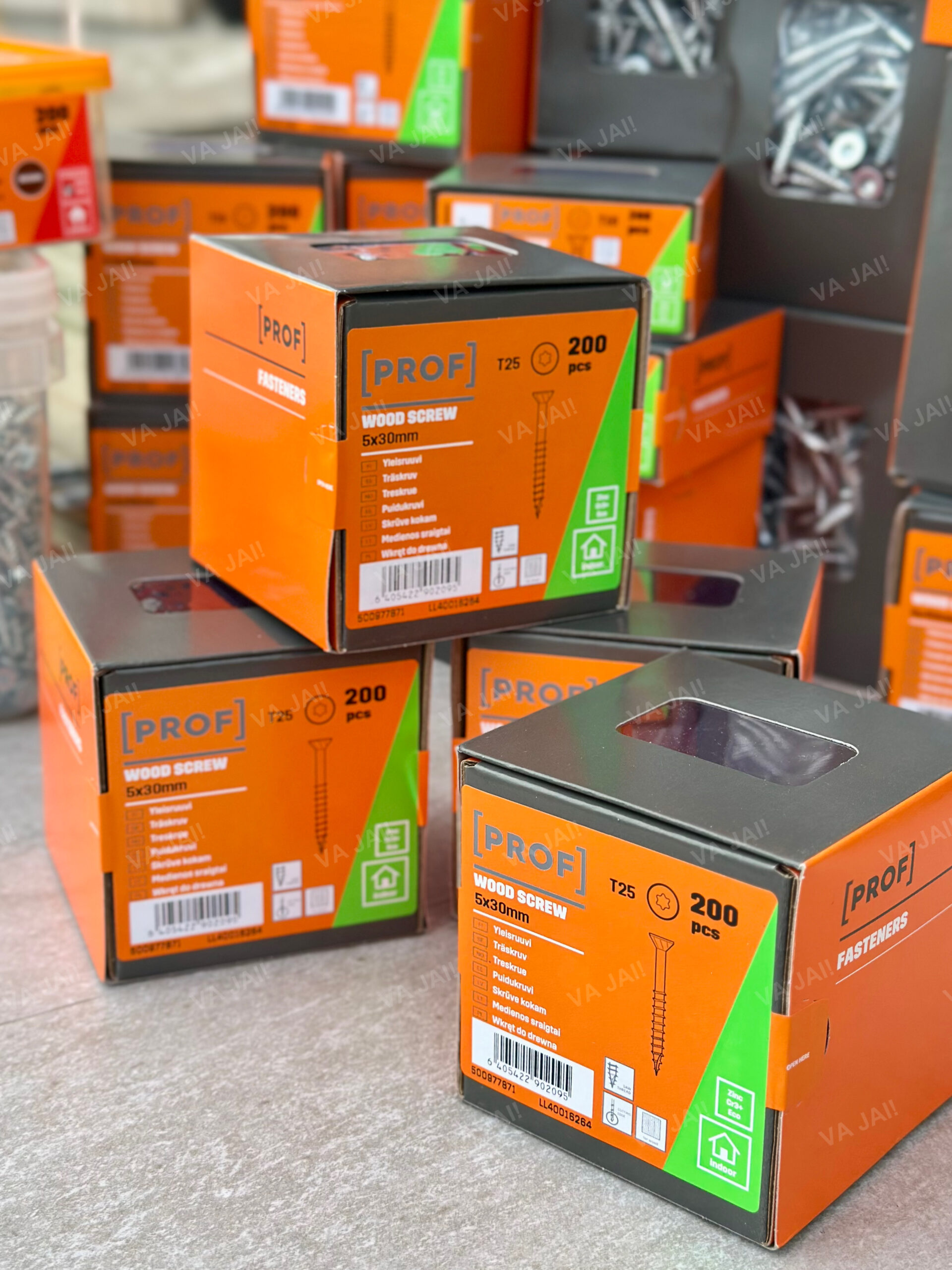 PROF cinkuoti medvaržčiai ø5x30mm - Image 2