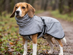 Šviesą atspindintis žieminis lietpaltis šunims „Blix“