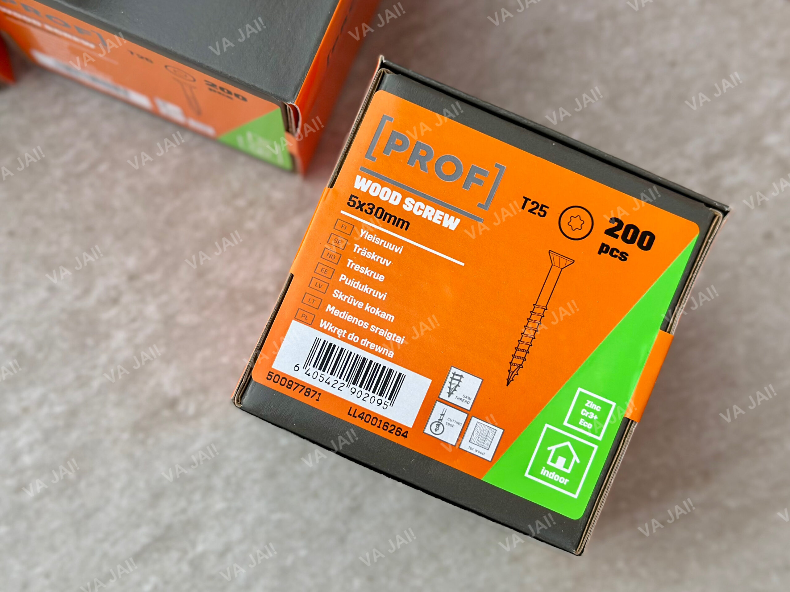 PROF cinkuoti medvaržčiai ø5x30mm - Image 4