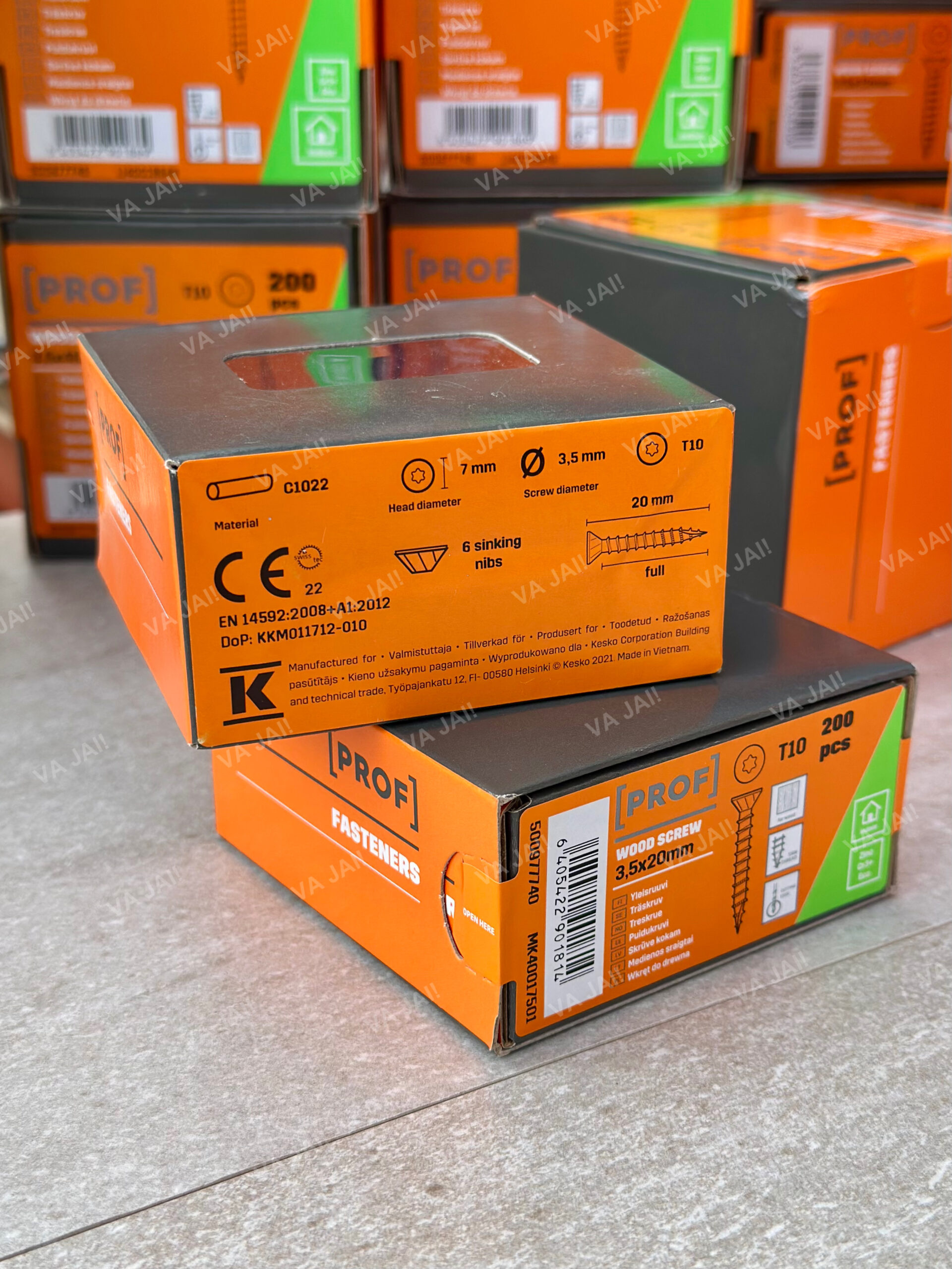 PROF cinkuoti medvaržčiai ø3,5x20mm - Image 4