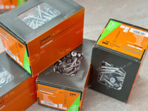 PROF cinkuoti medvaržčiai ø6x50mm