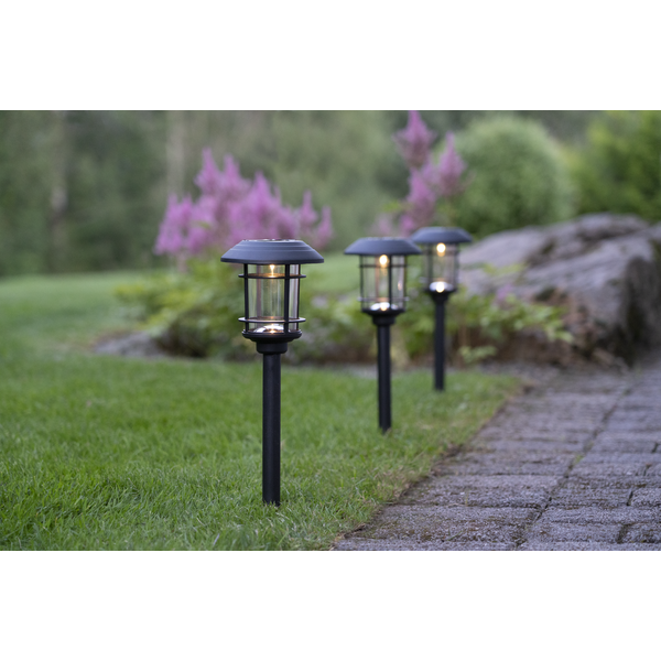 Dekoratyvinių šviestuvų komplektas su saulės baterijomis „Fride“ - Image 4