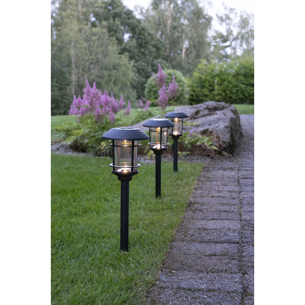 Dekoratyvinių šviestuvų komplektas su saulės baterijomis „Fride“ - Image 3
