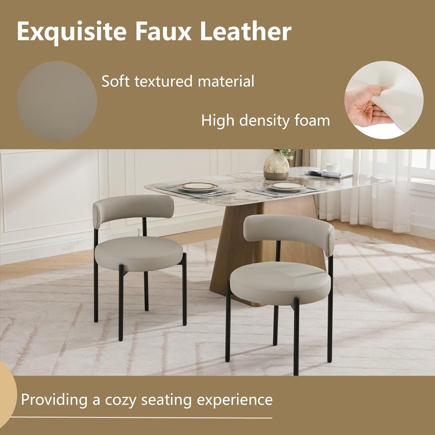 Valgomojo kėdžių komplektas „Forsalund“ - Image 7