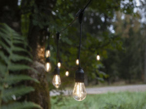 Terasinės lemputės „String Light“