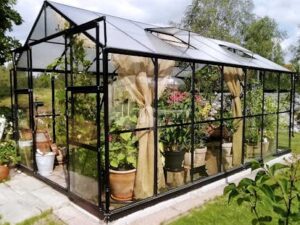 MetalCraft stiklinis šiltnamis „142-2-14“ (11,13m²)