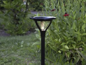 Dekoratyvinis sodo šviestuvas su saulės baterija „Mervia“