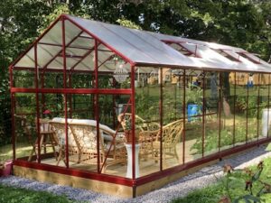 MetalCraft stiklinis šiltnamis „142-2-23“ (17m²)