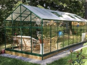 MetalCraft stiklinis šiltnamis „142-2-23“ (17m²)