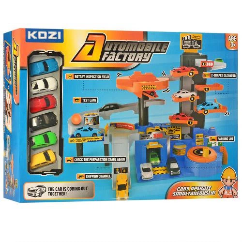 Žaislinė automobilių stovėjimo aikštele su automobiliais - Image 7