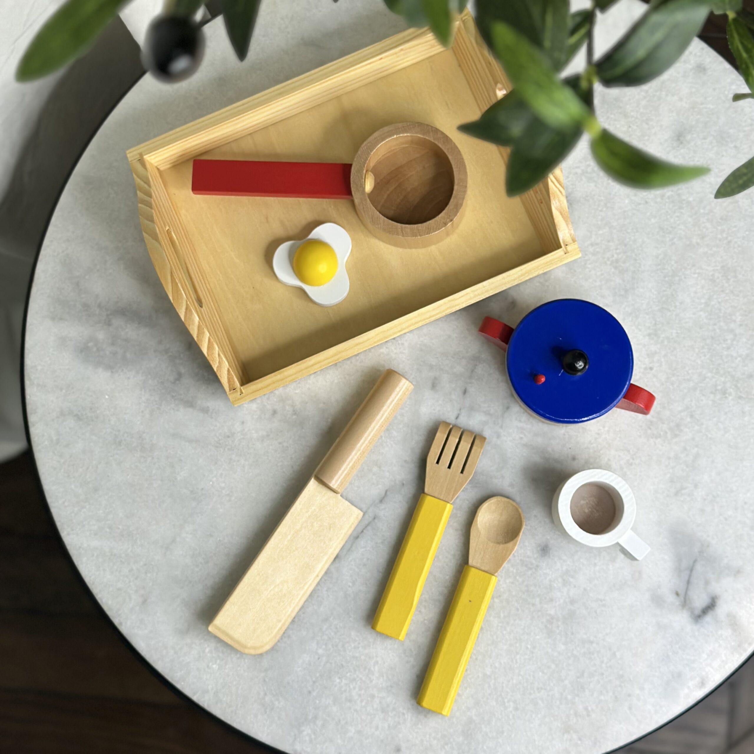 Medinės virtuvėlės aksesuarų rinkinys „Breakfast“ - Image 2