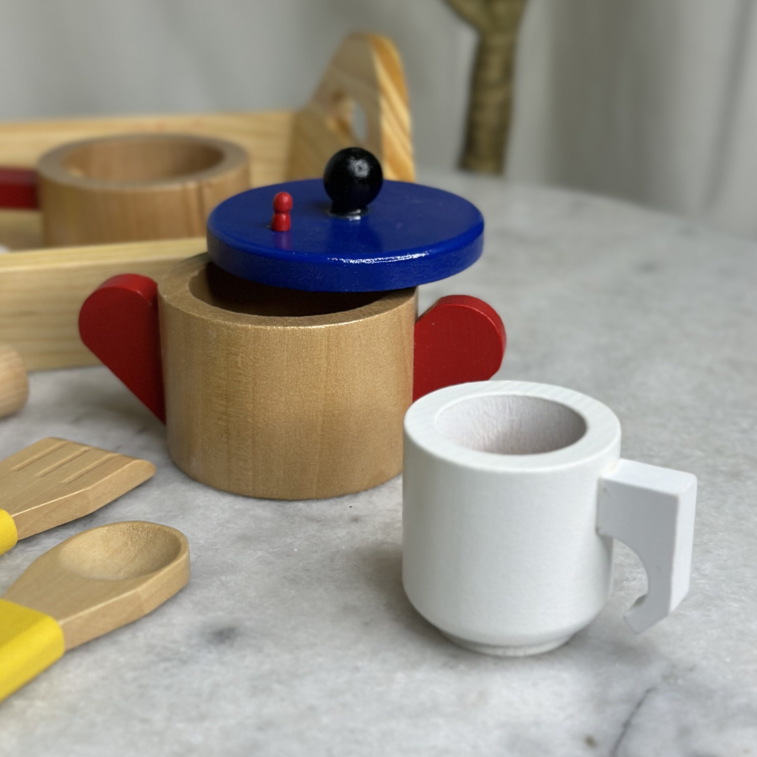 Medinės virtuvėlės aksesuarų rinkinys „Breakfast“ - Image 5