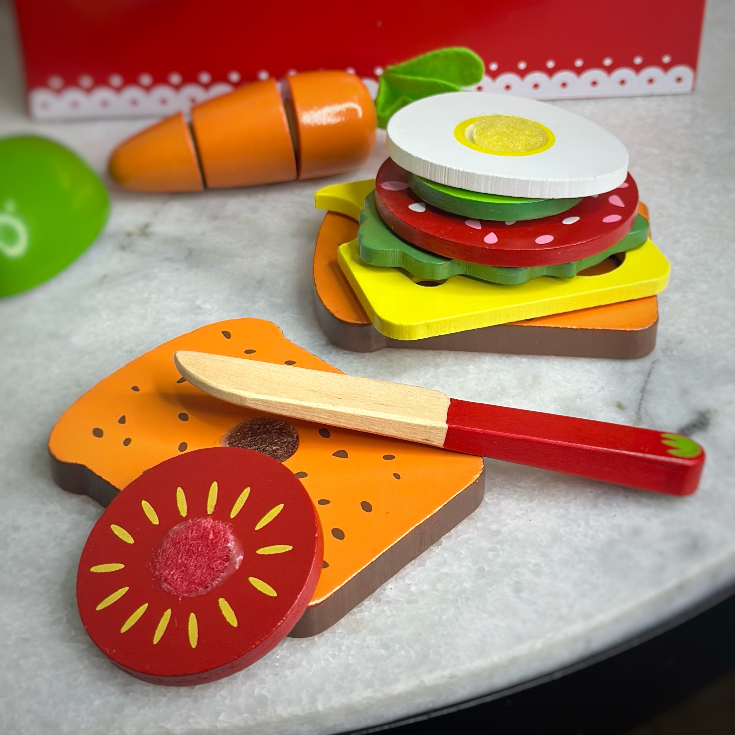 Medinės virtuvėlės aksesuarų rinkinys „Lunchbox“ - Image 6