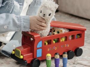 Medinis autobusas su aksesuarais „School Trips“