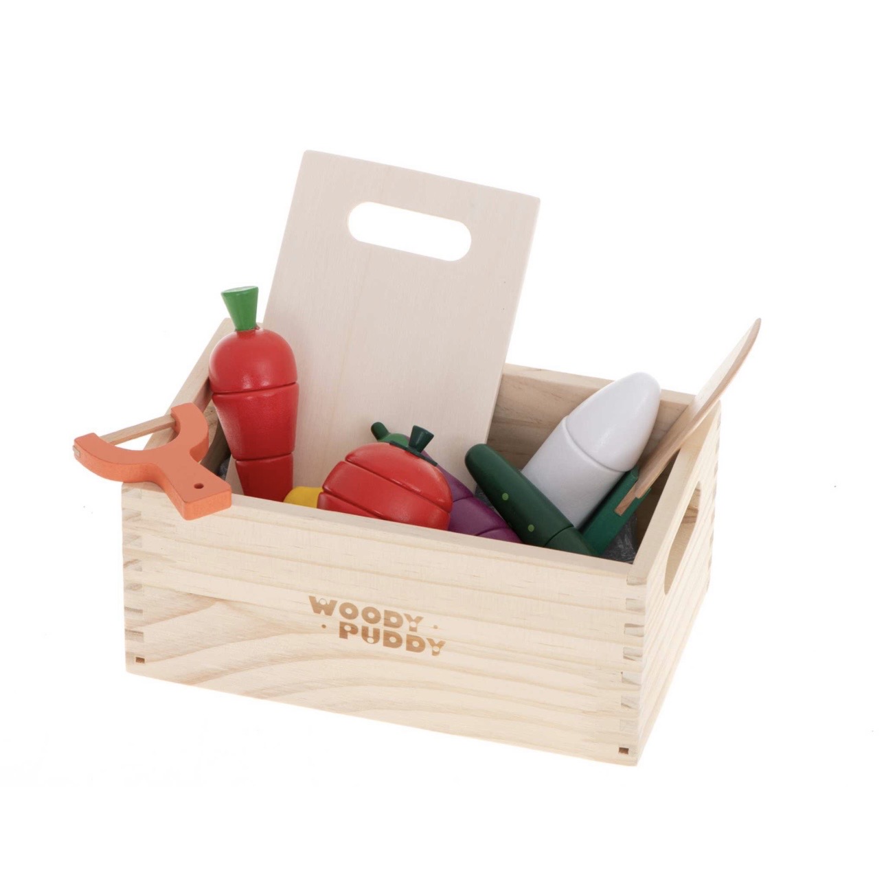 Medinės virtuvėlės aksesuarų rinkinys su magnetais „Garden Box“ - Image 5