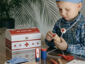 Medinis daktaro rinkinys vaikams „My First Aid“