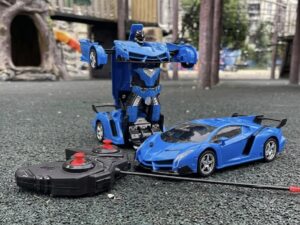 RC automobilis transformeris „Blue Action“