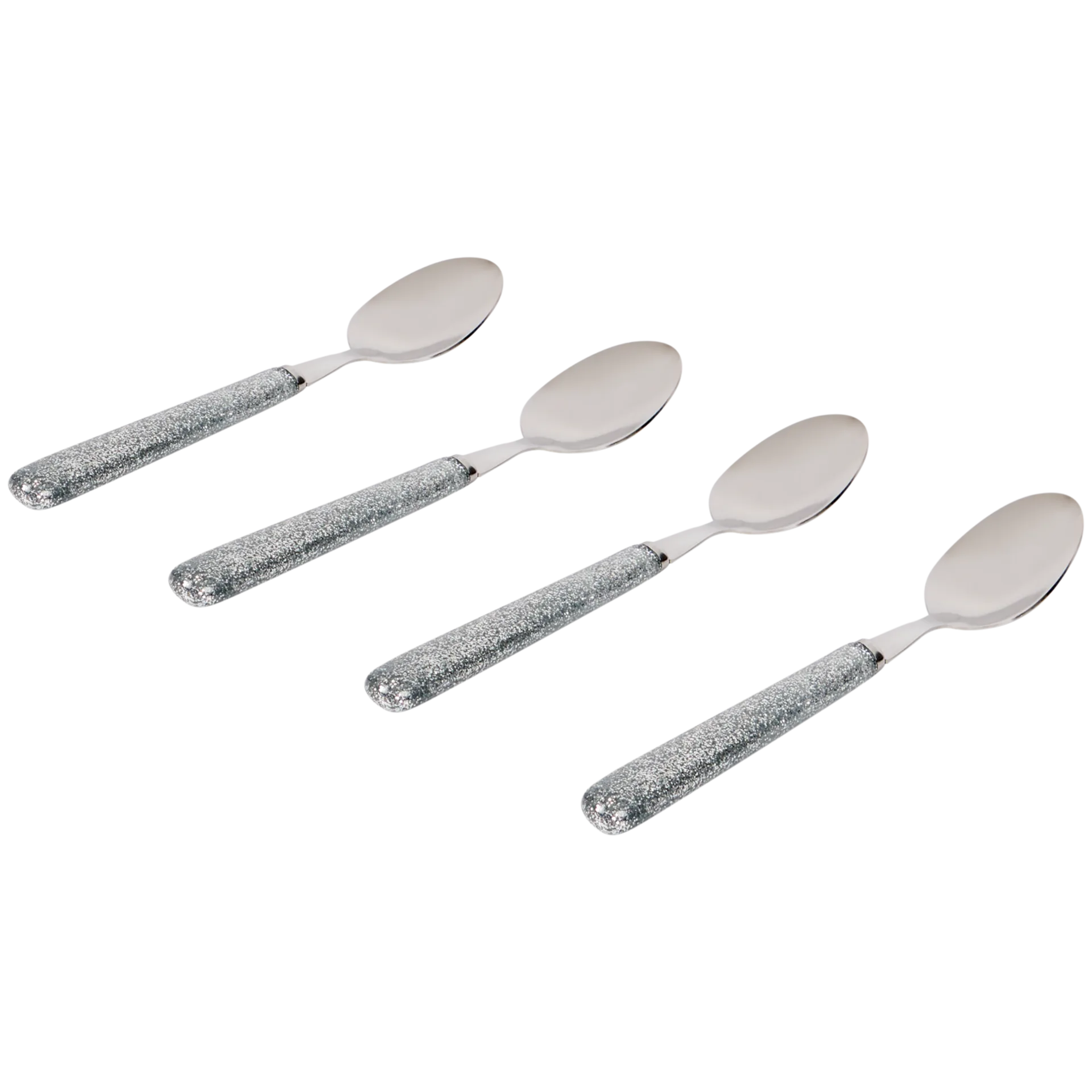 Šaukštų rinkinys „Sparkle Silver“ (4 asmenų) - Image 2