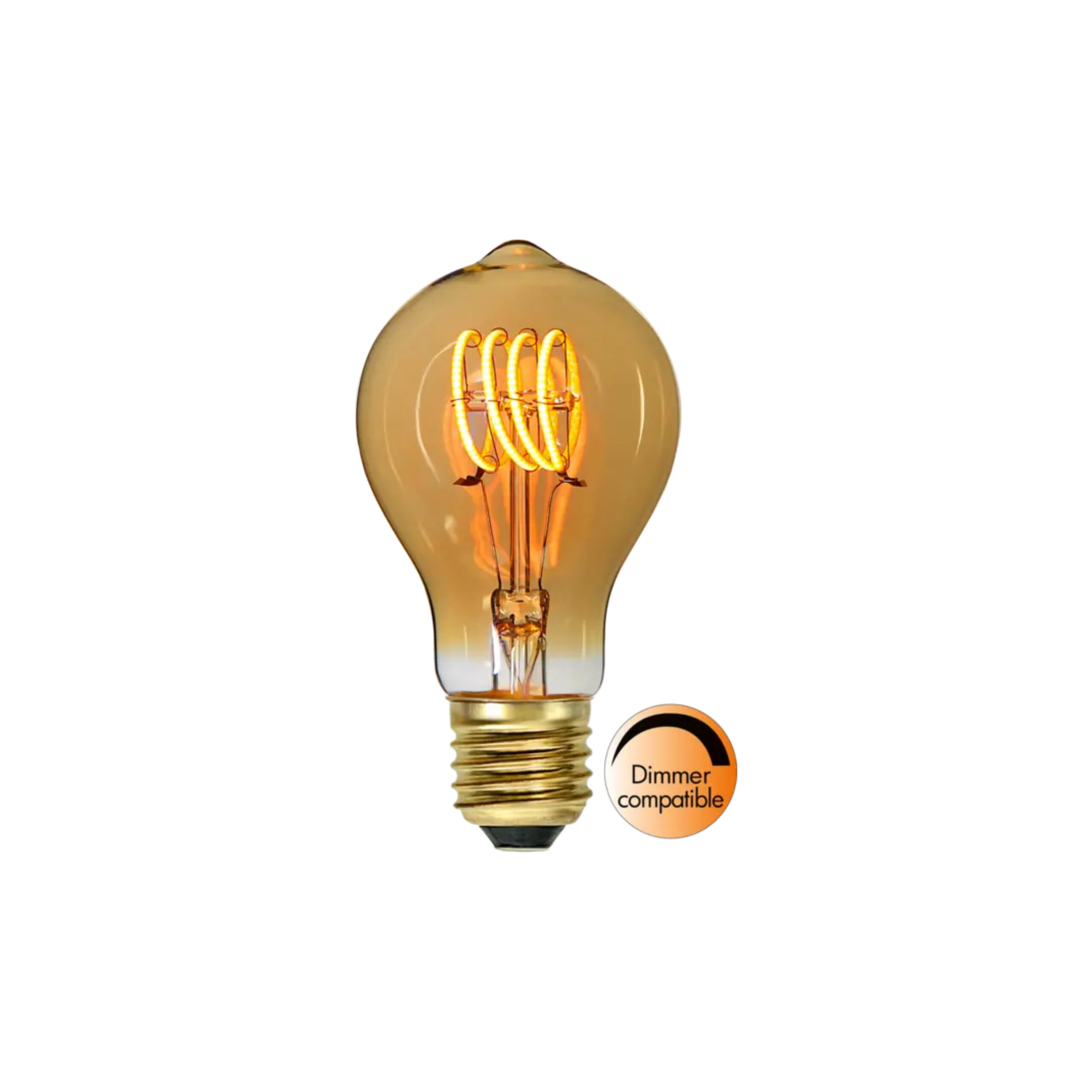 Dekoratyvinė E27 LED lemputė „Decoled Spiral Amber“