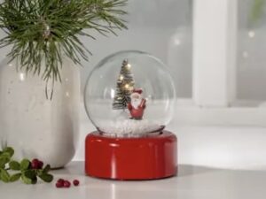 LED Kalėdinė dekoracija - Muzikinis sniegelis „Play“