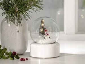 LED Kalėdinė dekoracija - Muzikinis sniegelis „Play“