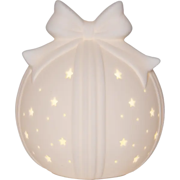 Kalėdinė porcelianinė LED dekoracija „Rozy“ - Image 5