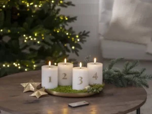 LED advento žvakių komplektas „Flamme Advent“