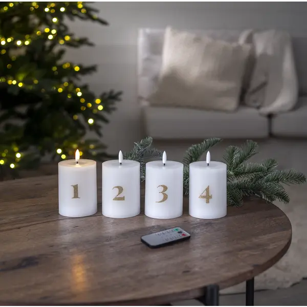 LED advento žvakių komplektas „Flamme Advent“ - Image 3