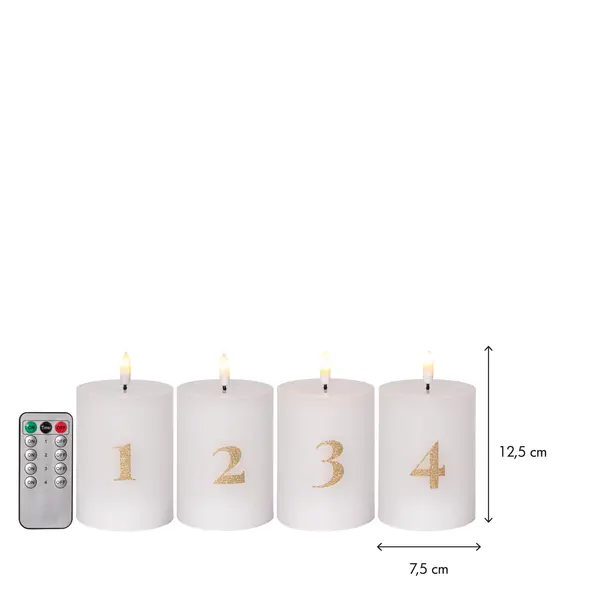 LED advento žvakių komplektas „Flamme Advent“ - Image 11