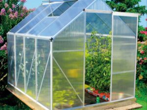 MetalCraft šiltnamis be pamatinio profilio „142-1-4“ 5,6 m²