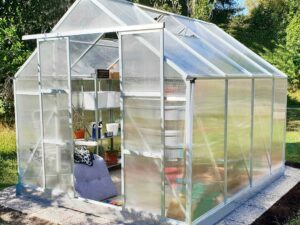 MetalCraft šiltnamis be pamatinio profilio „142-1-44“ 7,2 m²