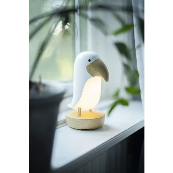 Dekoratyvinis pakraunamas LED šviestuvas „Toucan Bird“ - Image 3