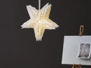 Popierinė žvaigždė „White“