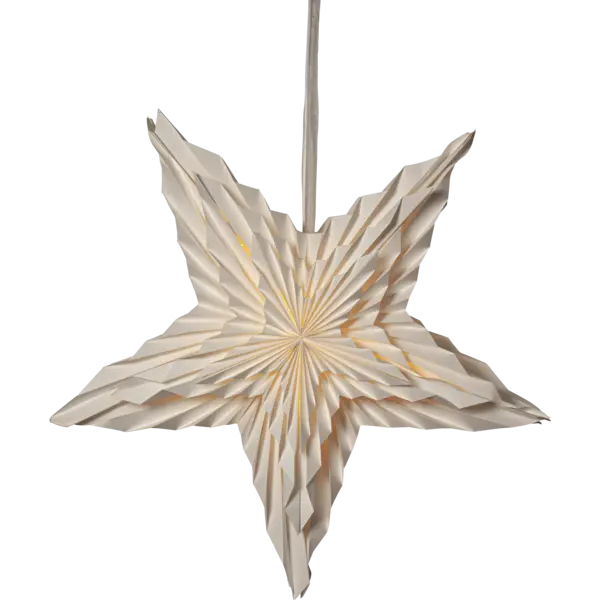 Popierinė žvaigždė „White“ - Image 5