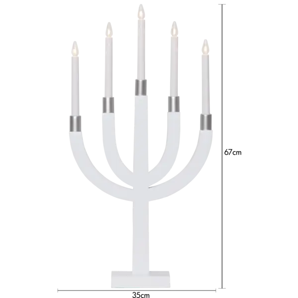 Medinė LED žvakidė „Elias“ - Image 4