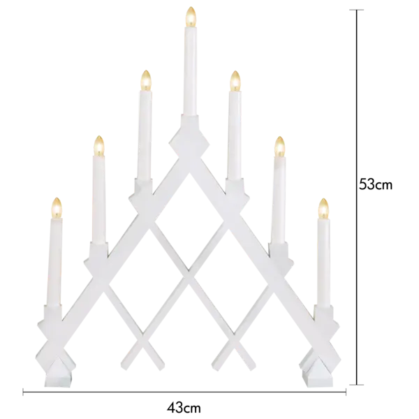 Medinė LED žvakidė „Rut“ - Image 6