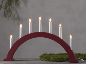 Medinė LED žvakidė „Trapp“