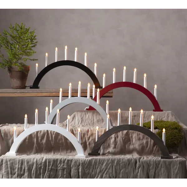Medinė LED žvakidė „Trapp“ - Image 3
