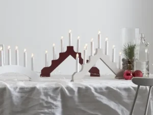 Medinė LED žvakidė „Ada“