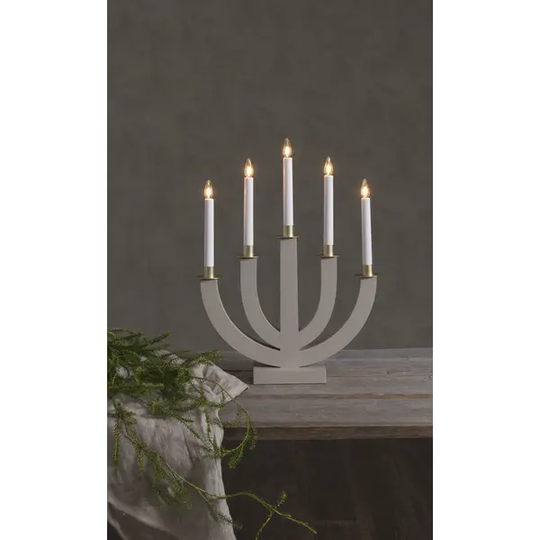 Medinė LED žvakidė „Eli“ - Image 3