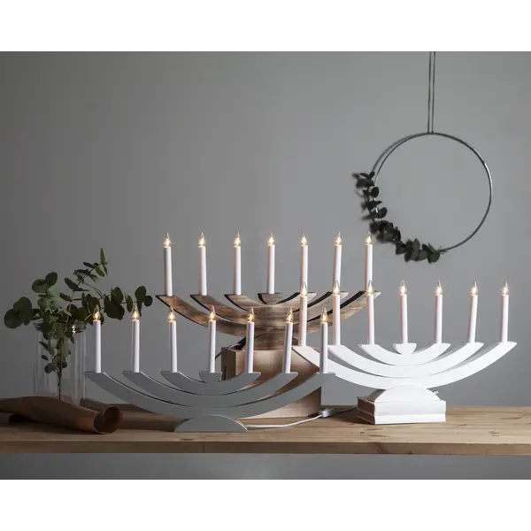 Medinė LED žvakidė „Navida" - Image 4