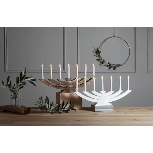 Medinė LED žvakidė „Navida" - Image 3